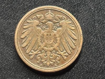 邮泉阁限时拍卖第三十五场 德国硬币专场（硬币在国外。请付邮费6元。） 德意志帝国1892年1芬尼A版