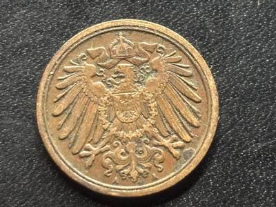 邮泉阁限时拍卖第三十五场 德国硬币专场（硬币在国外。请付邮费6元。） 德意志帝国1893年1芬尼A版