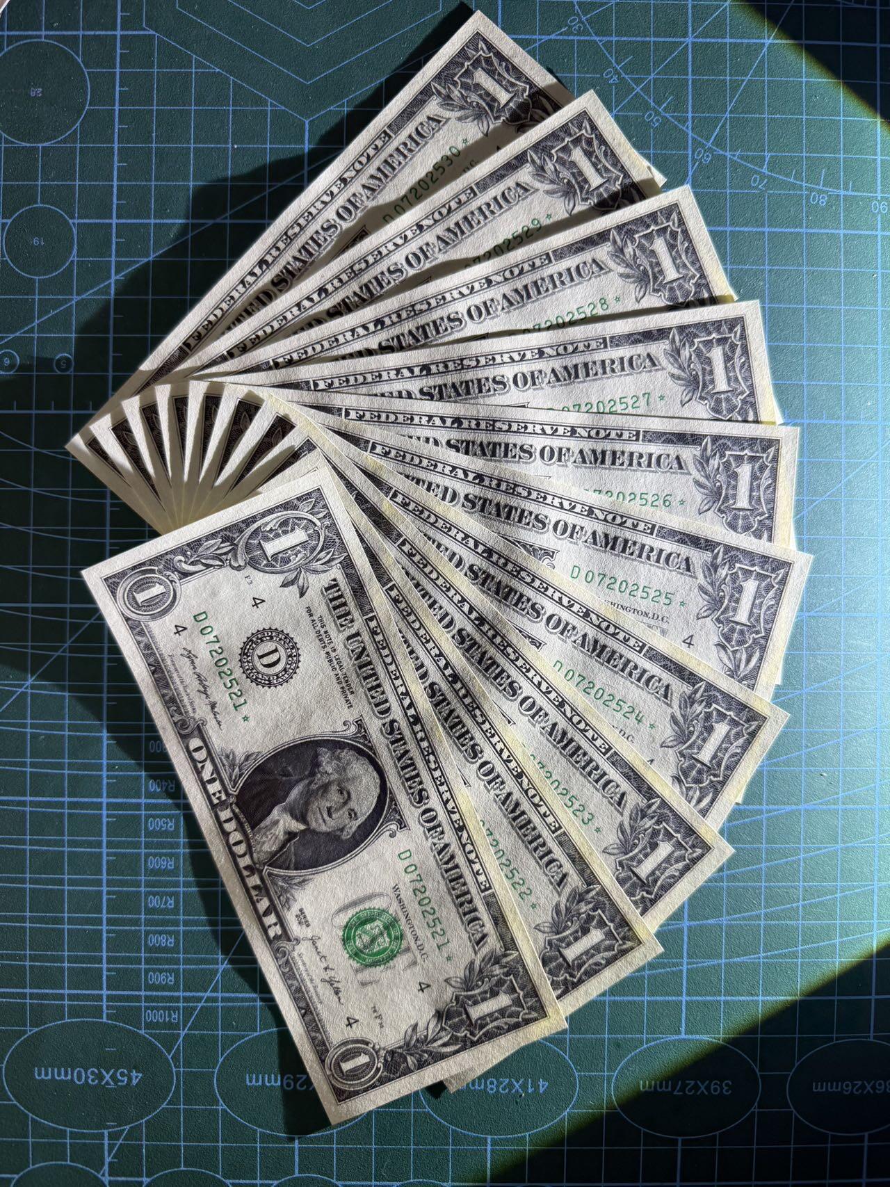 【炜奕收藏】，第五十期 2021年美国1美元补号标十，UNC品相