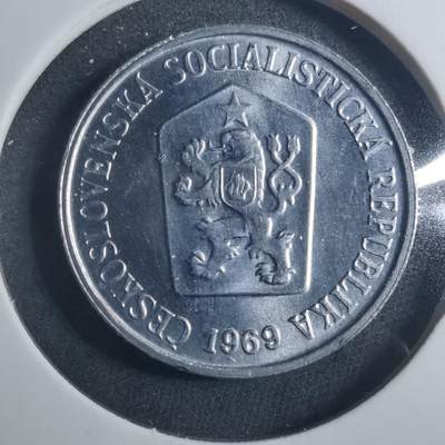 沼泽如烟--第896场 - 捷克斯洛伐克1969年10赫勒