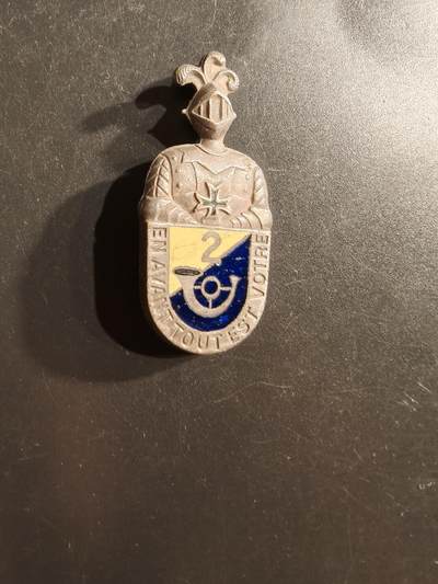 老王徽章第162期 -  法国第二非洲猎骑兵团证章