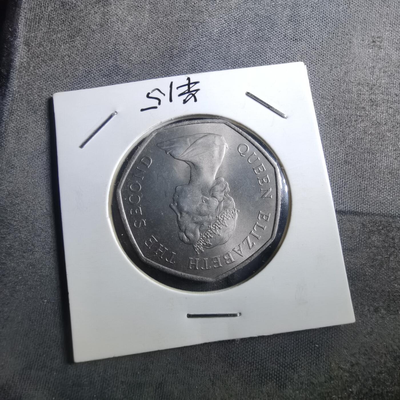 沼泽如烟--第898场 泽西1969年50便士