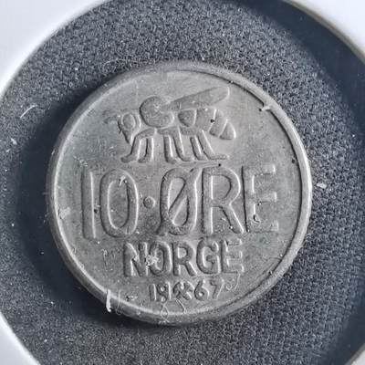 沼泽如烟--第897场 - 挪威1967年10欧尔