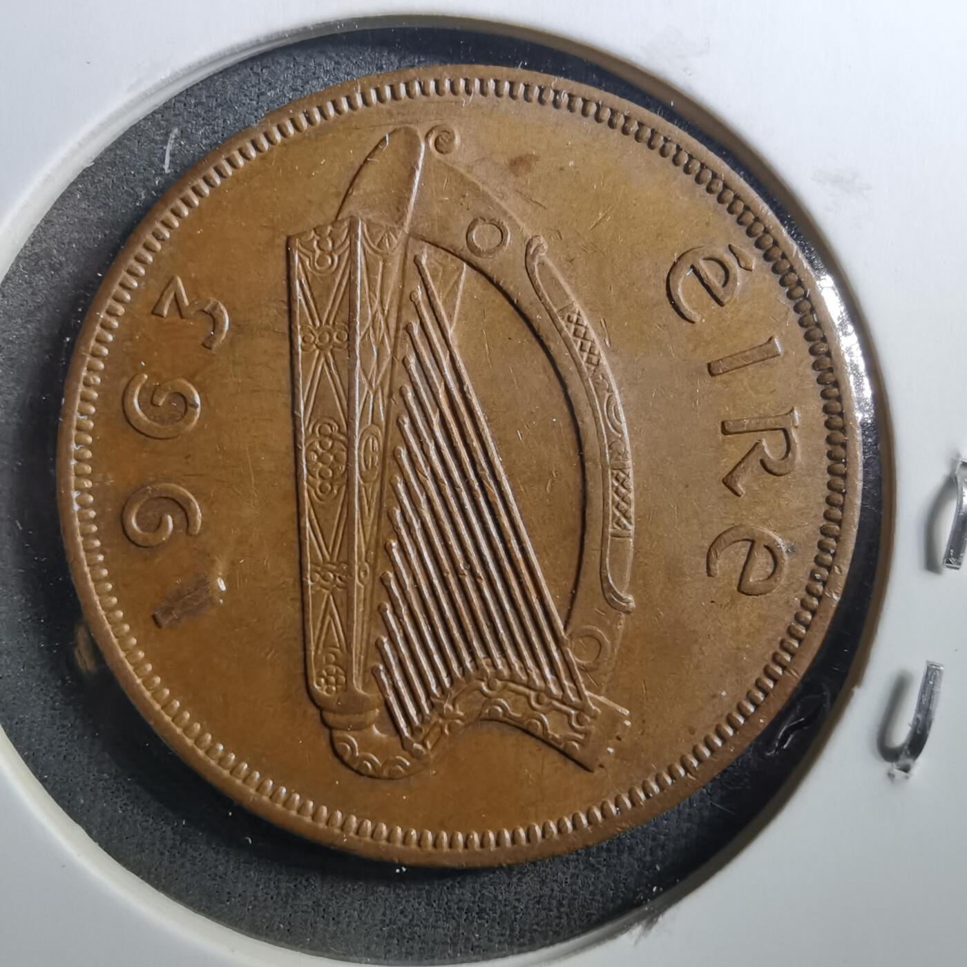 沼泽如烟--第898场 爱尔兰1963年1便士