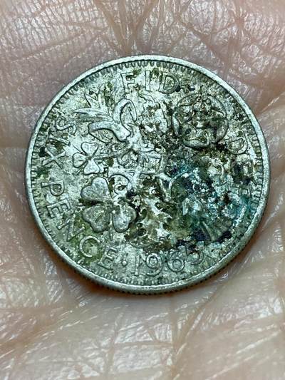 2025年第一百二十六场(总第一百五十二场）外国好品散币(免佣金) - 英国🇬🇧1965年6便士(伊丽莎白二世青年桂冠第二版)