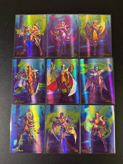 NO.15 好又多金牌大场，双11狂欢继续！每周一站式配齐，方便凑单！（周6晚8点截拍，卖家送拍0抽成！） - 圣斗士系列卡牌 海斗士一套9张 磨砂彩闪