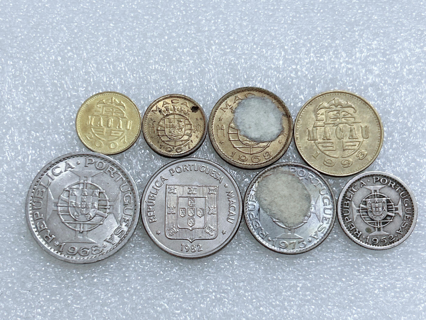 第一海外回流一元起拍收藏 散集专场  第264期 澳门硬币 8枚