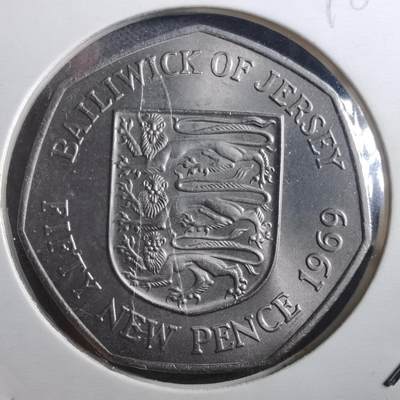 沼泽如烟--第898场 - 泽西1969年50便士