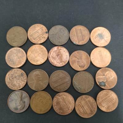 猩哥外币小铺➨【第201场】 - 一美分20个