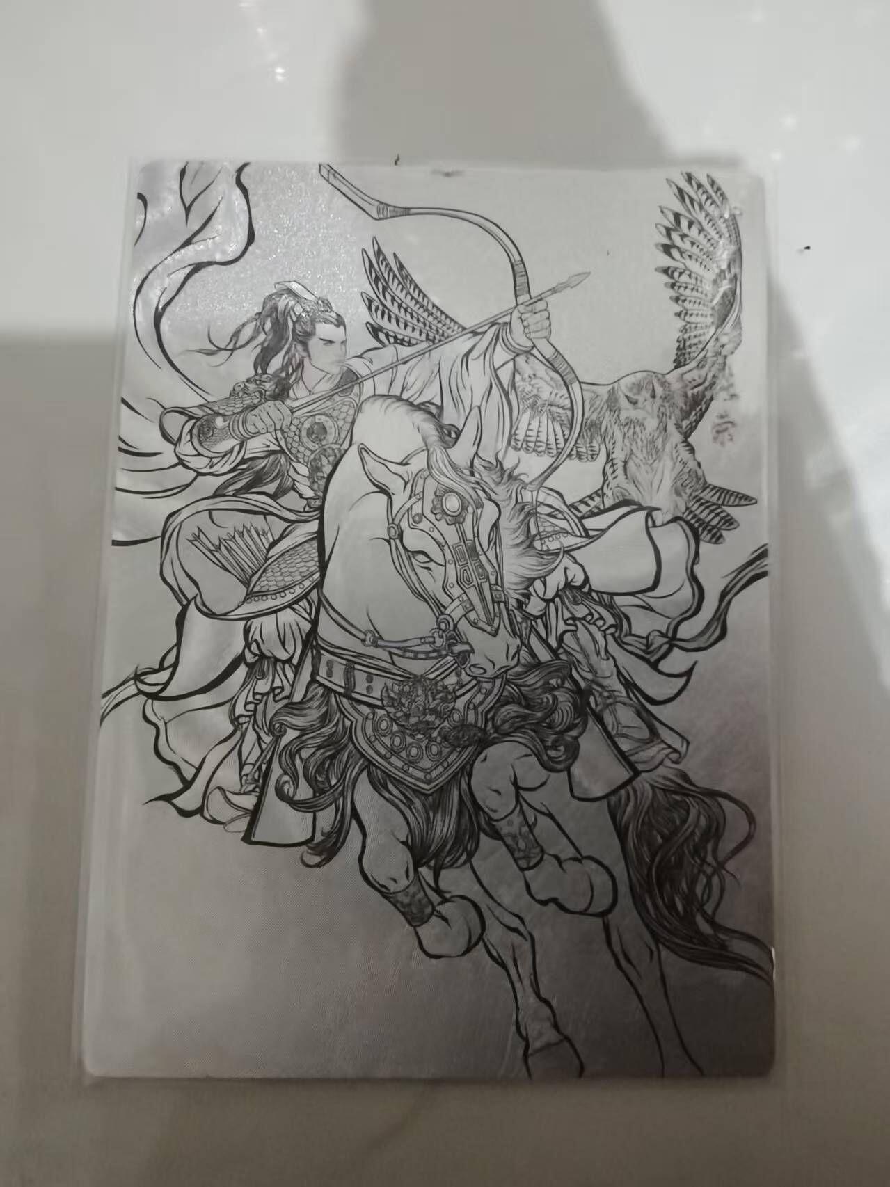 夜之极第三十五期 （11月8日周六晚9点截拍，欢迎竞拍） 卡德曼 张建东水浒 63/99 花荣 线粗