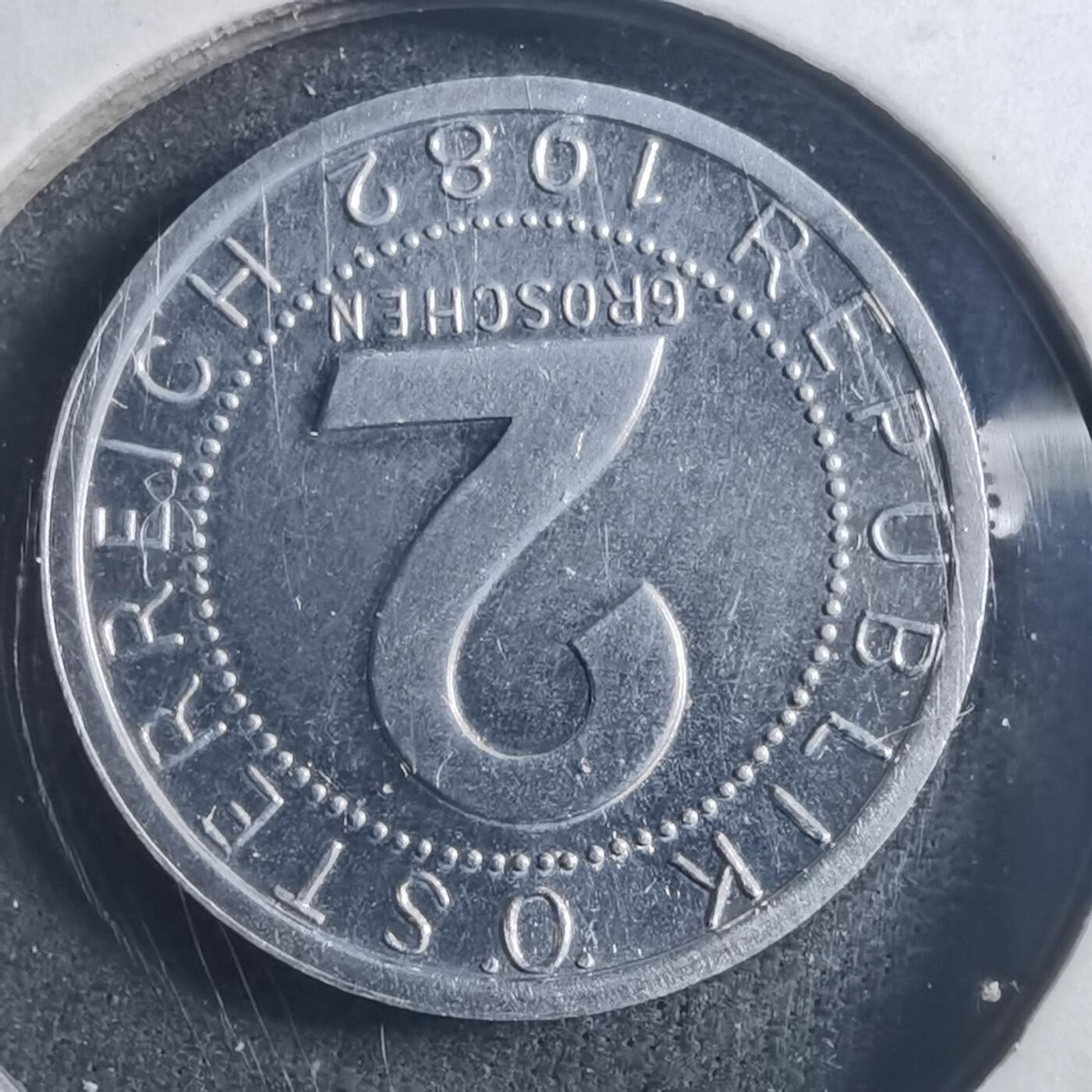 沼泽如烟--第896场 奥地利1982年2格罗申