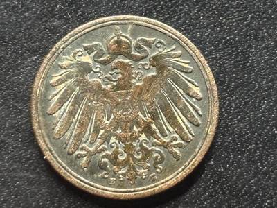 邮泉阁限时拍卖第三十五场 德国硬币专场（硬币在国外。请付邮费6元。） 德意志帝国1890年1芬尼E版