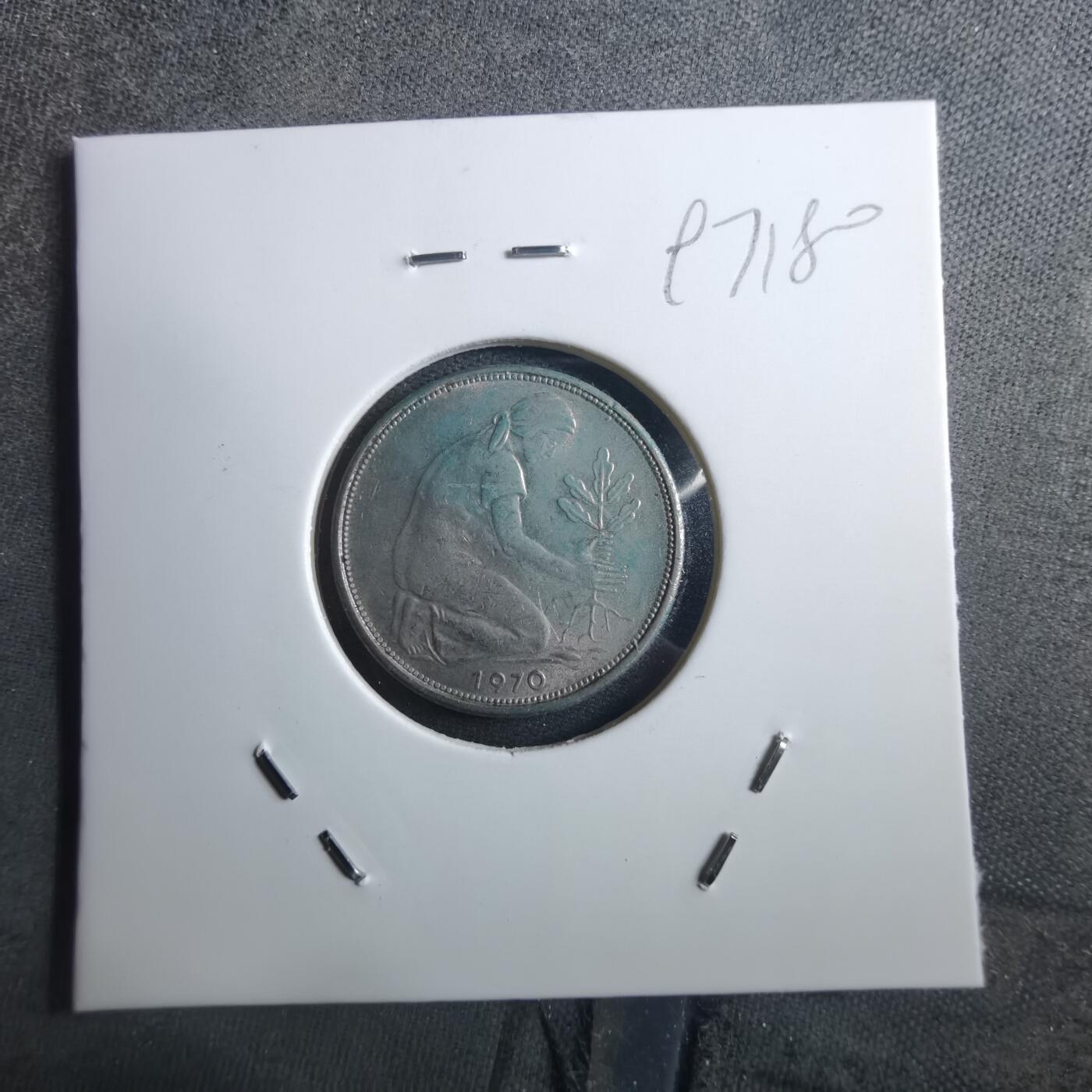 沼泽如烟--第897场 德国1970年50芬尼