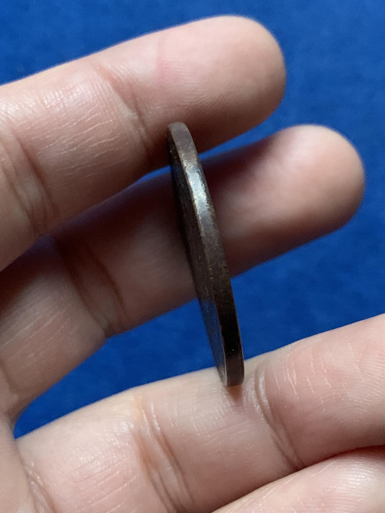 《竞宝斋》第436场 周日，周一2场连拍 （全场包邮） 宣统年造 已酉大清铜币，当制钱二十文，直径33.5mm，包浆带绿绣，味道炸裂。