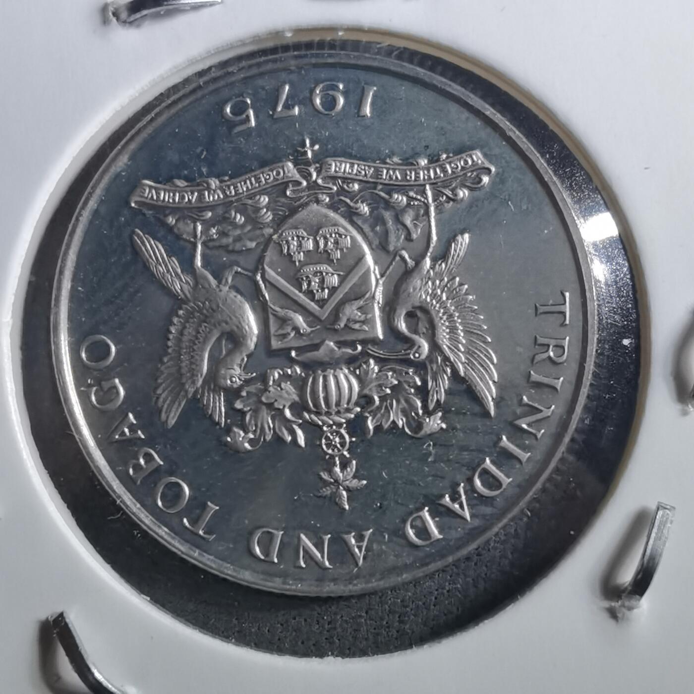 沼泽如烟--第898场 多巴哥1975年25分精制币