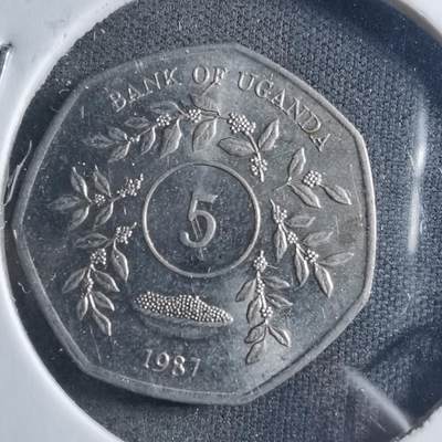 沼泽如烟--第898场 - 乌干达1987年5先令