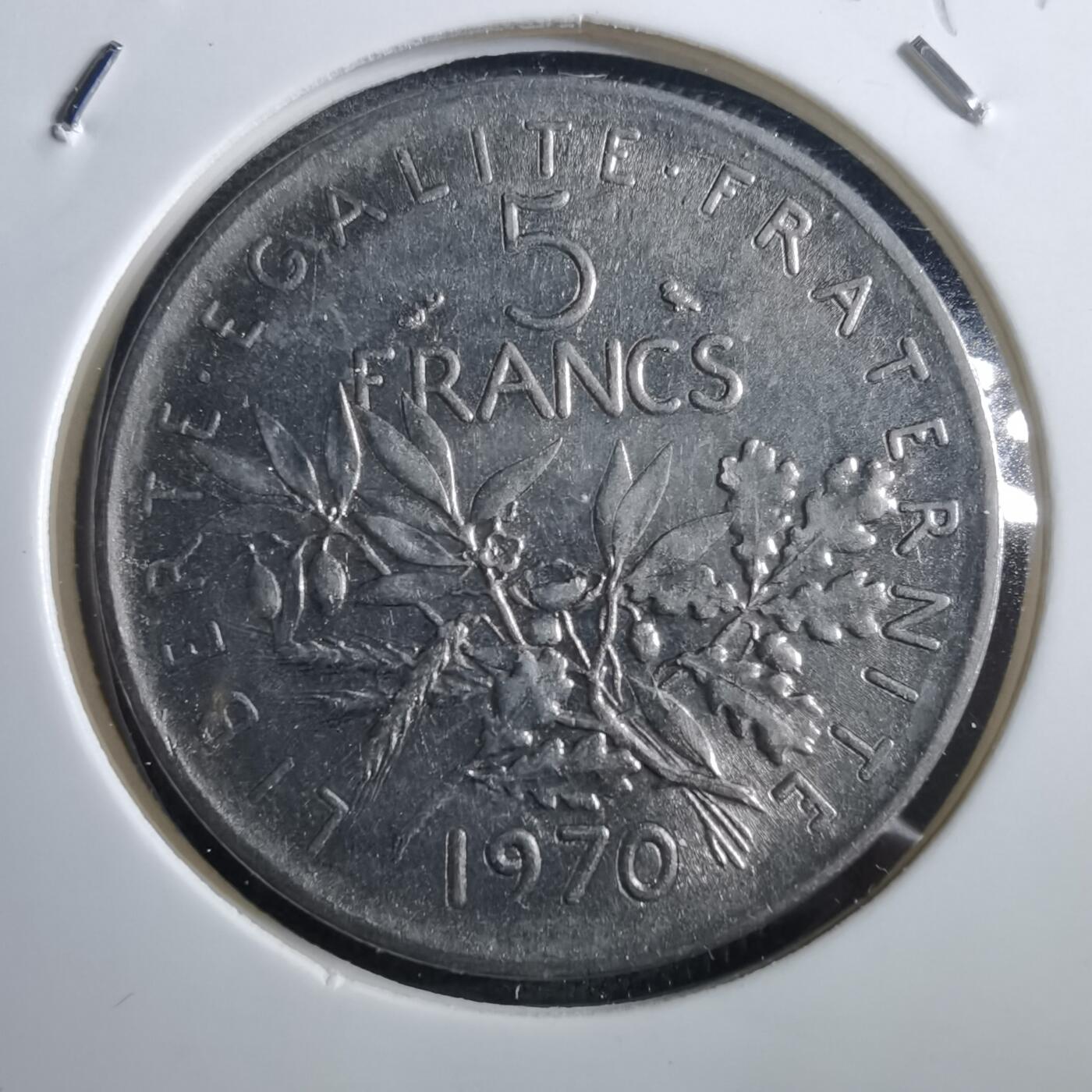 沼泽如烟--第897场 法国1970年5法郎