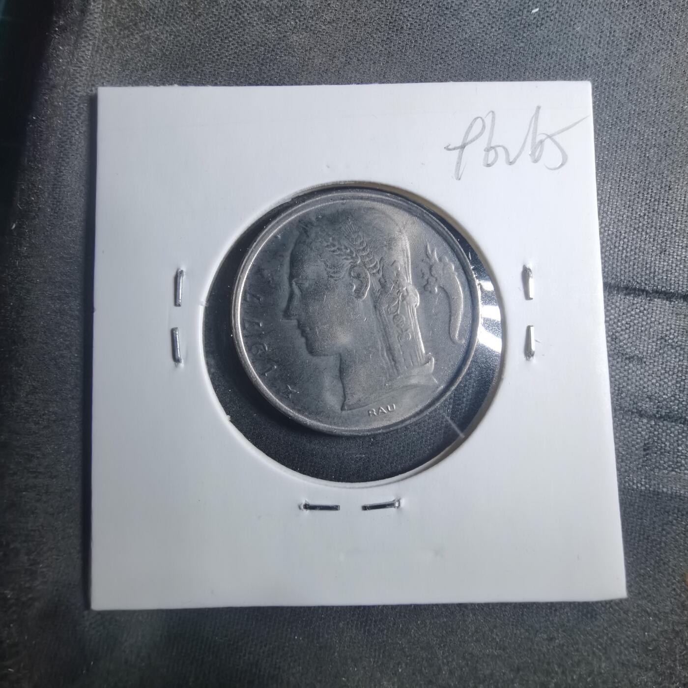 沼泽如烟--第896场 比利时1977年5法郎