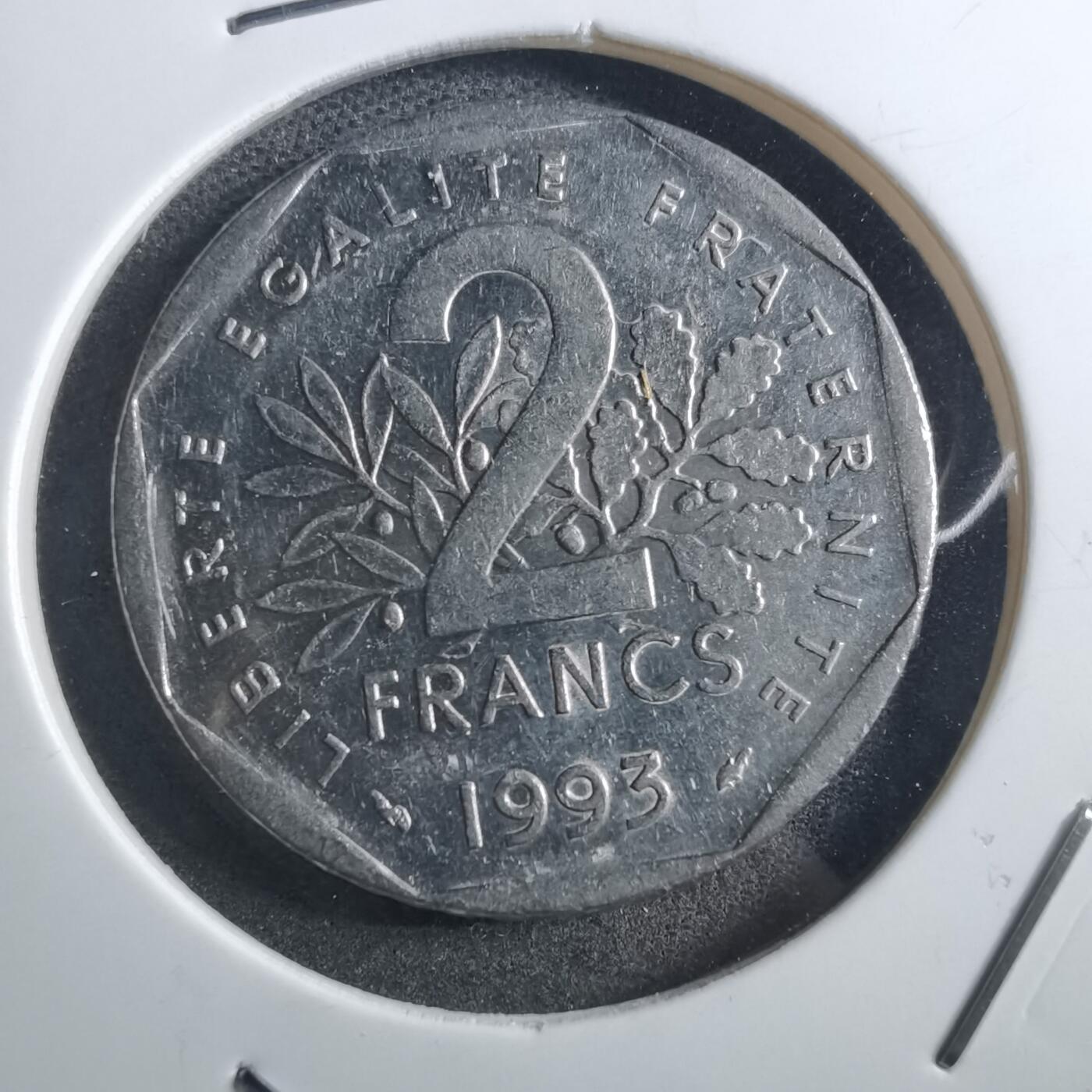 沼泽如烟--第897场 法国1993年2法郎