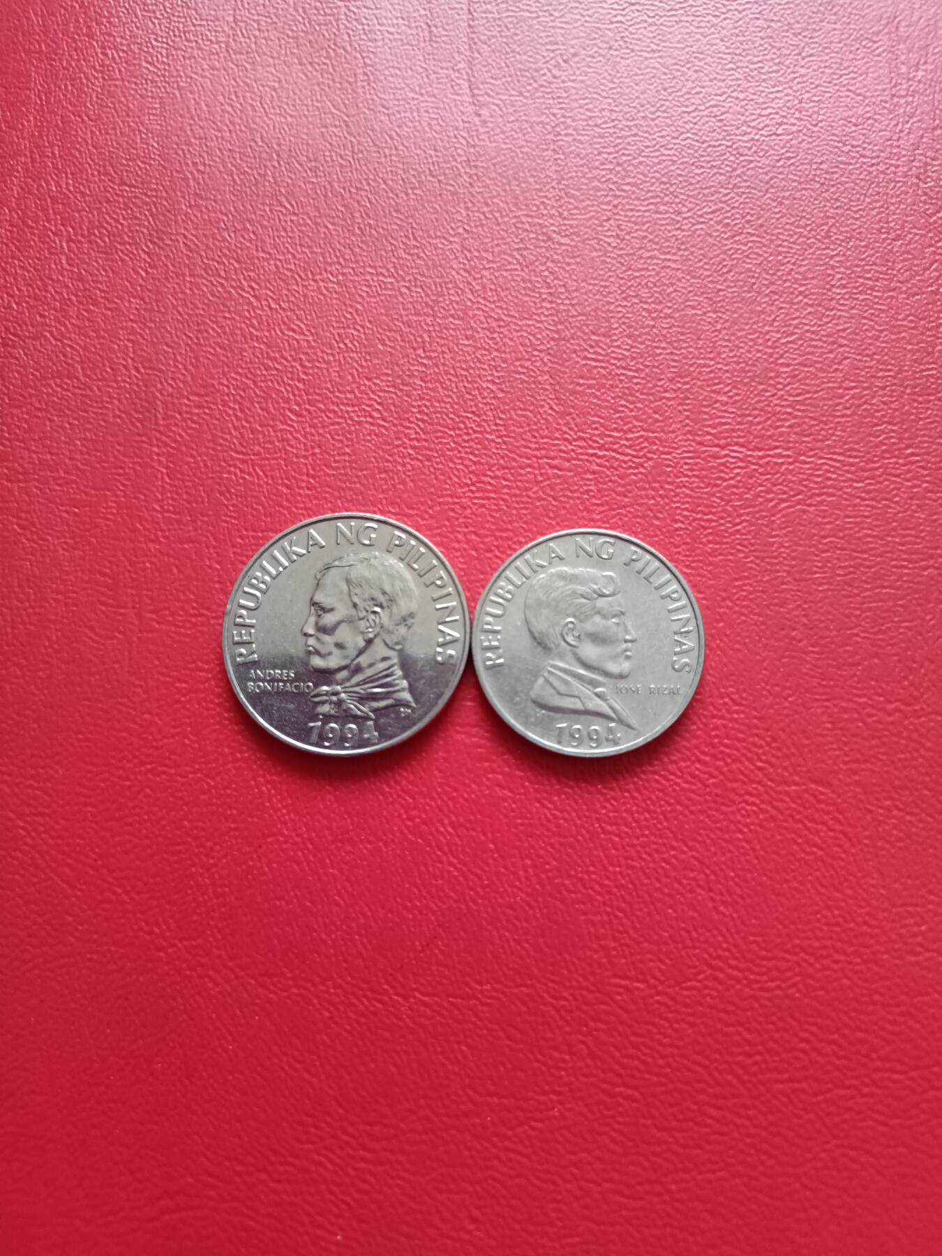 【云涧收藏】第七十八场 菲律宾1994年1、2比索2枚