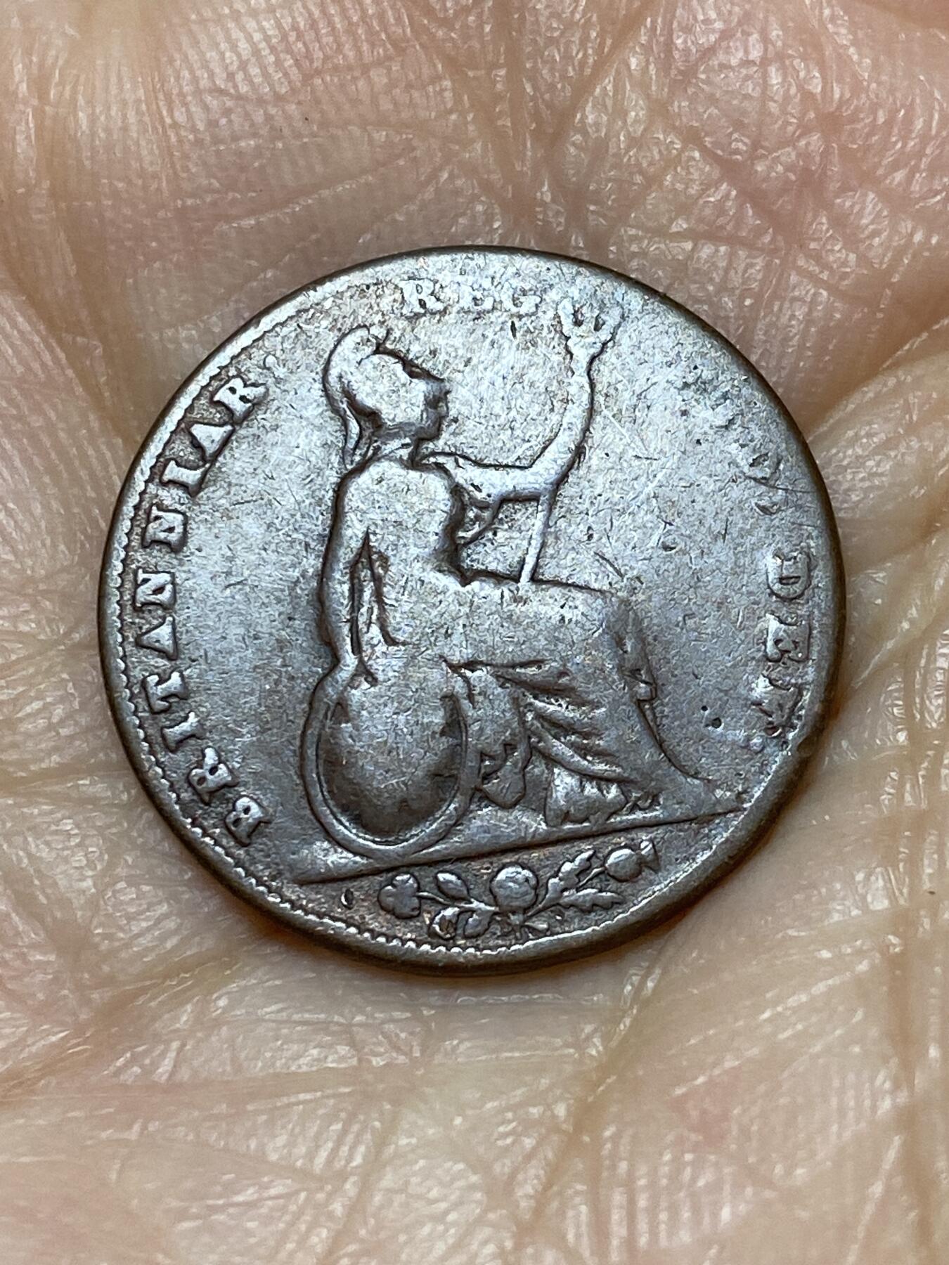 2025年第一百二十六场(总第一百五十二场）外国好品散币(免佣金) 英国🇬🇧1841年1法新(维多利亚女王青年时期)