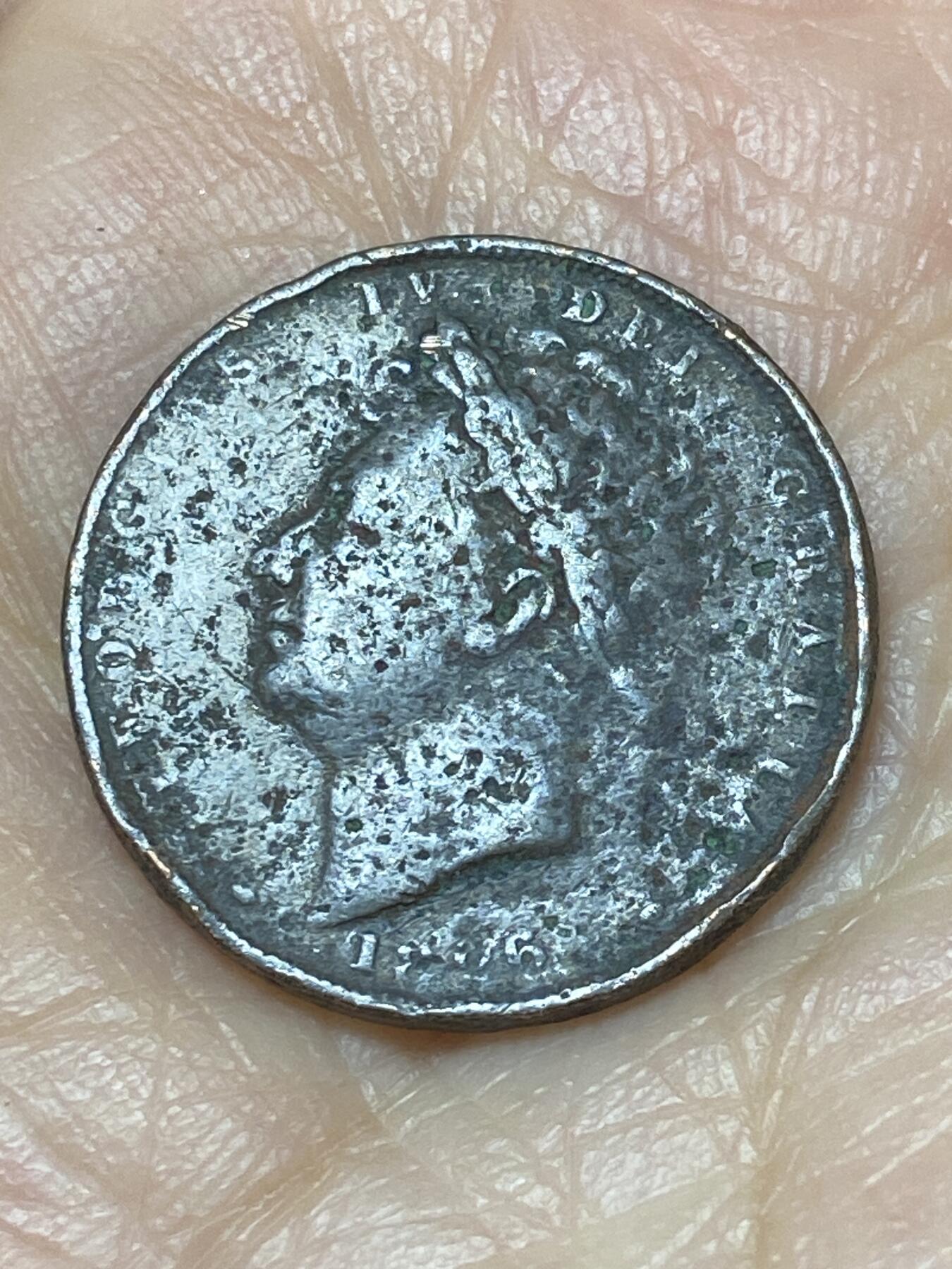 2025年第一百二十六场(总第一百五十二场）外国好品散币(免佣金) 英国🇬🇧1法新(乔治四世时期)