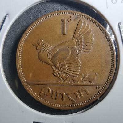 沼泽如烟--第898场 - 爱尔兰1963年1便士