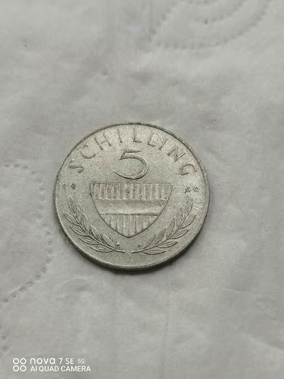 银币 - 60年奥地利5先令银币