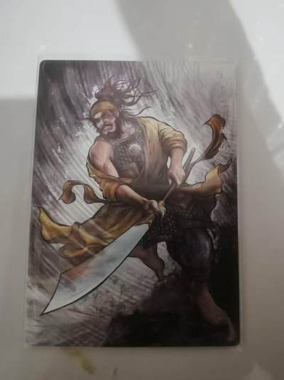 光影卡牌第25期，各家亲签，各家套卡，持续收拍品 - 张建东水浒，水墨粗闪刘唐限编