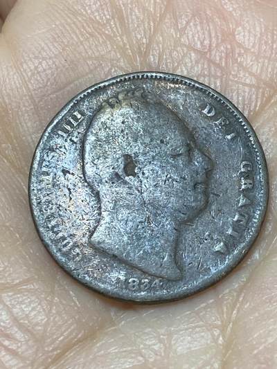 2025年第一百二十六场(总第一百五十二场）外国好品散币(免佣金) - 英国🇬🇧1834年1法新(威廉四世时期)