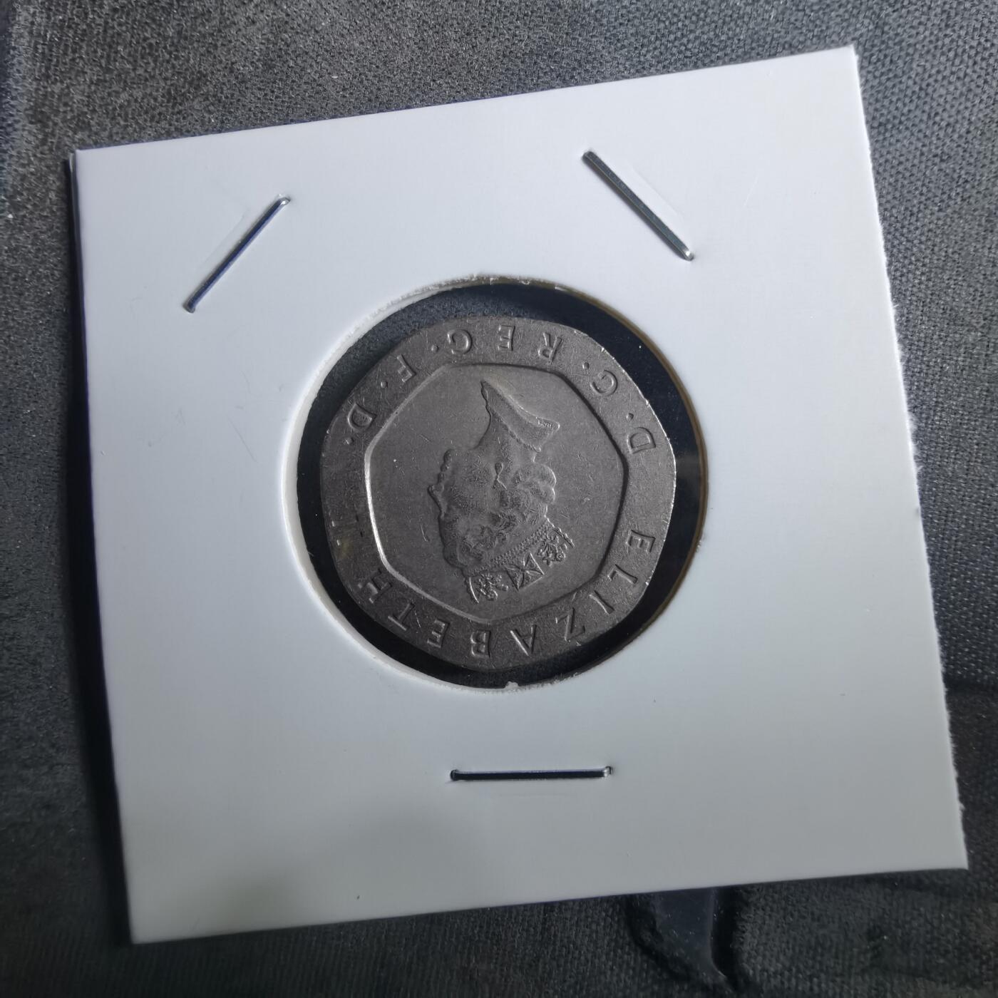 沼泽如烟--第897场 英国1989年20便士