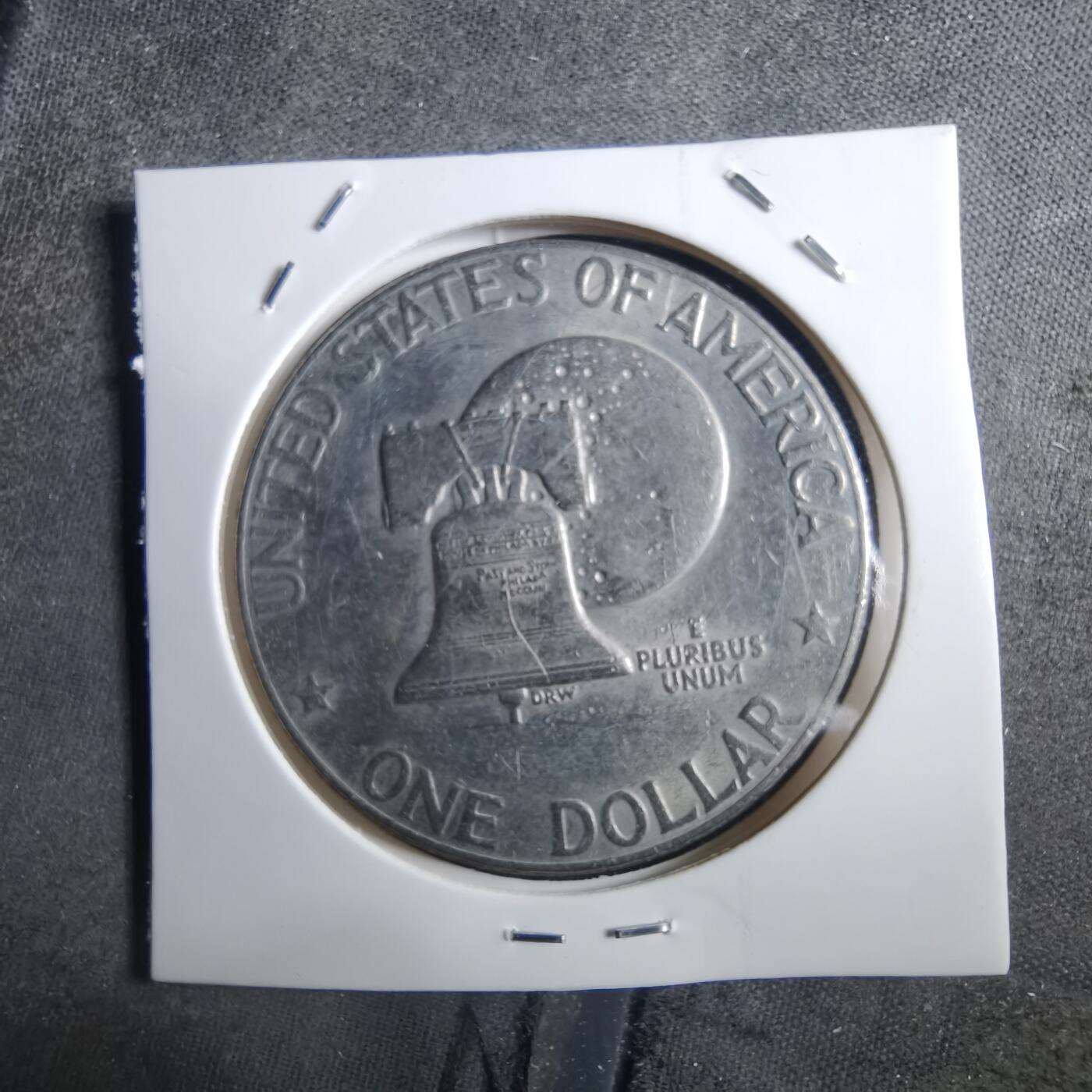 沼泽如烟--第897场 美国1976年一元纪念币