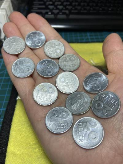 2025年第一百二十六场(总第一百五十二场）外国好品散币(免佣金) - 匈牙利🇭🇺各年份20菲勒13枚