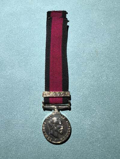 盛世勋华——号角文化勋章邮票专场拍卖第287期 - 英国纳塔尔叛乱奖章迷你章 带1906条 原章只有2500枚量 英国战役章设计中的精品 授予1906-07期间在南非镇压纳塔尔叛乱的英军