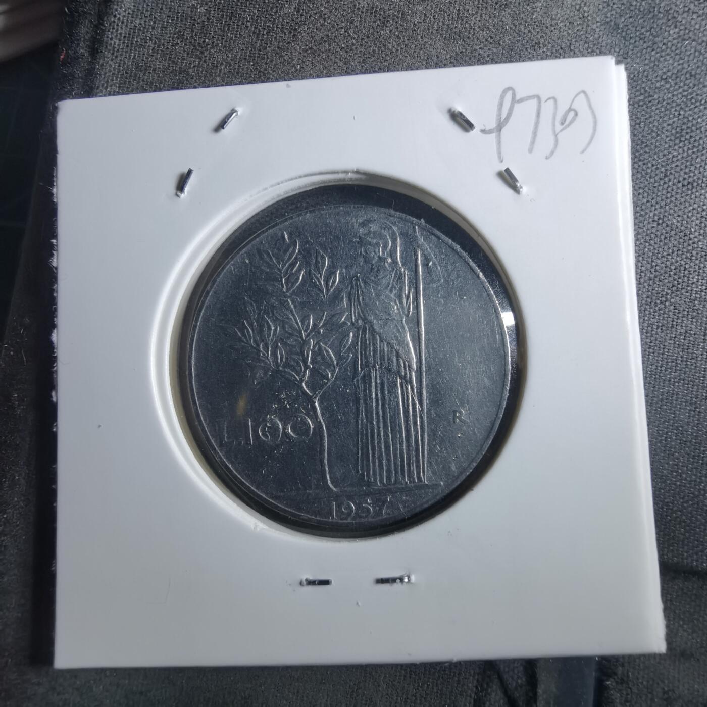 沼泽如烟--第897场 意大利1957年100里拉