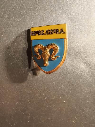 老王徽章第162期 -  法国陆军第62炮兵团拉尔扎克营地证章