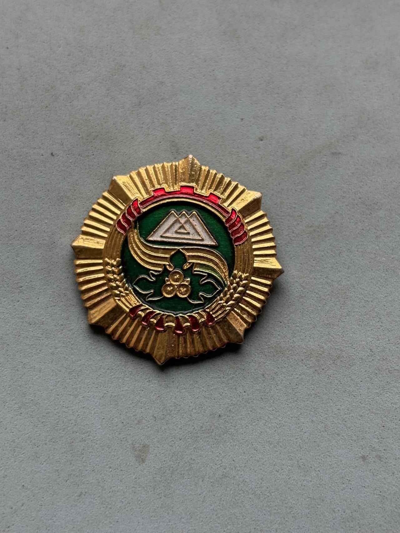 盛世勋华——号角文化勋章邮票专场拍卖第287期 克孜勒苏柯尔克孜自治州成立30周年纪念徽章