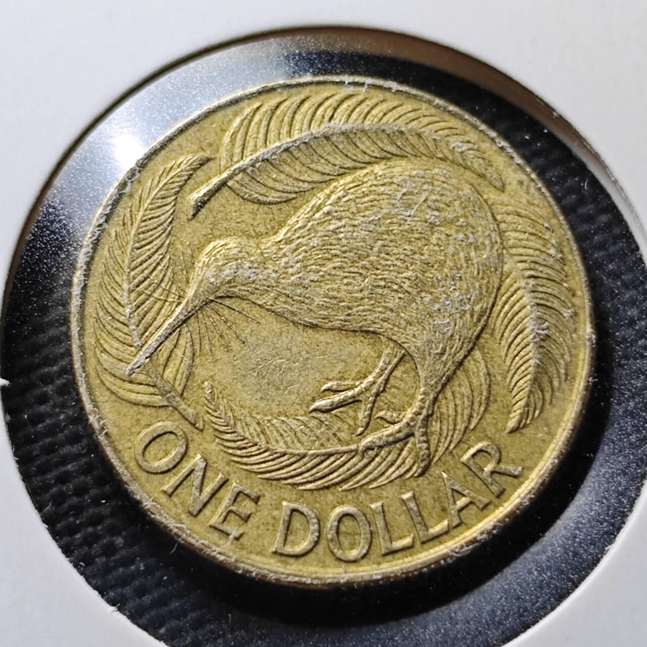 KK钱币收藏小铺  第367场  2月预留时间 周末发货  新西兰1元