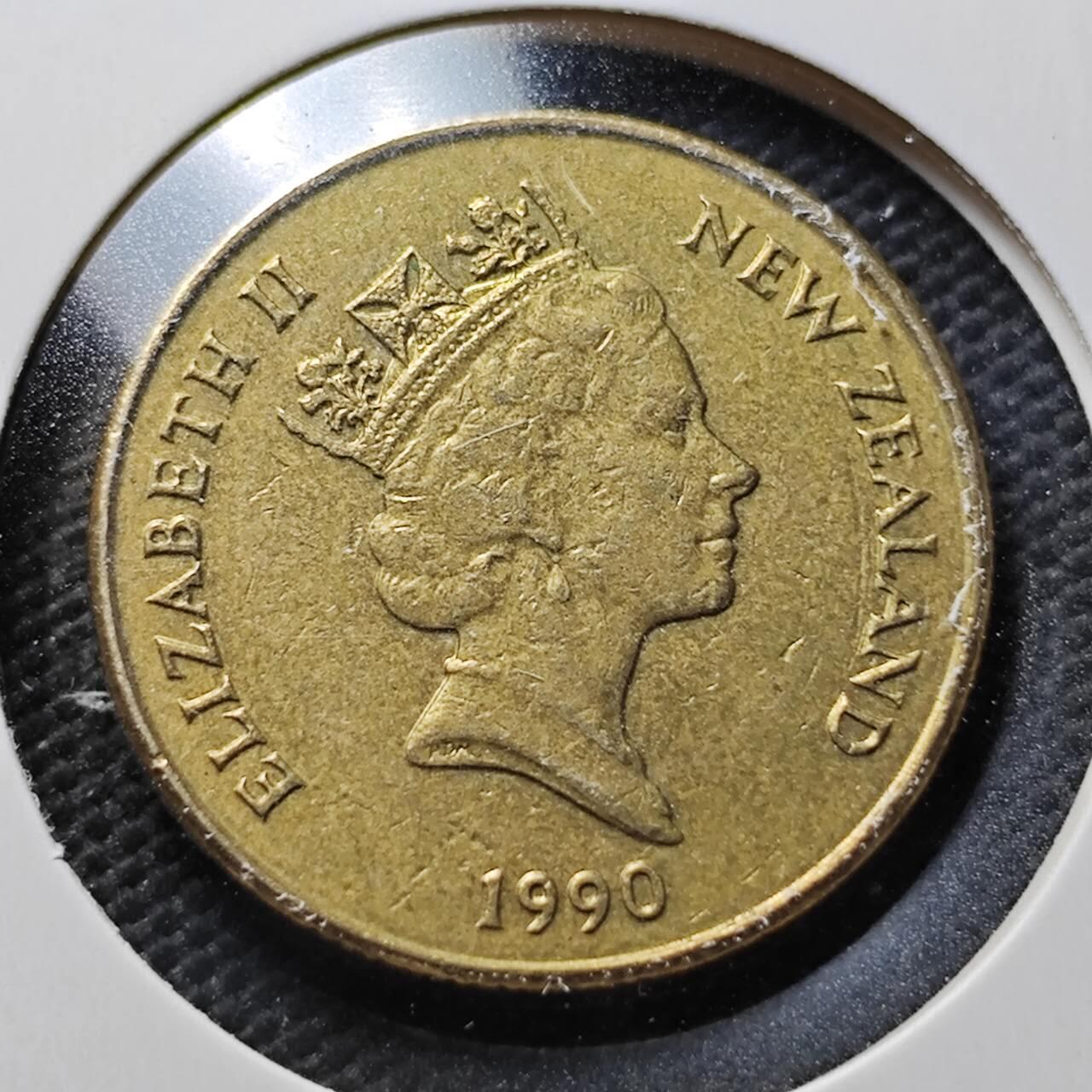 KK钱币收藏小铺  第367场  2月预留时间 周末发货  新西兰1元