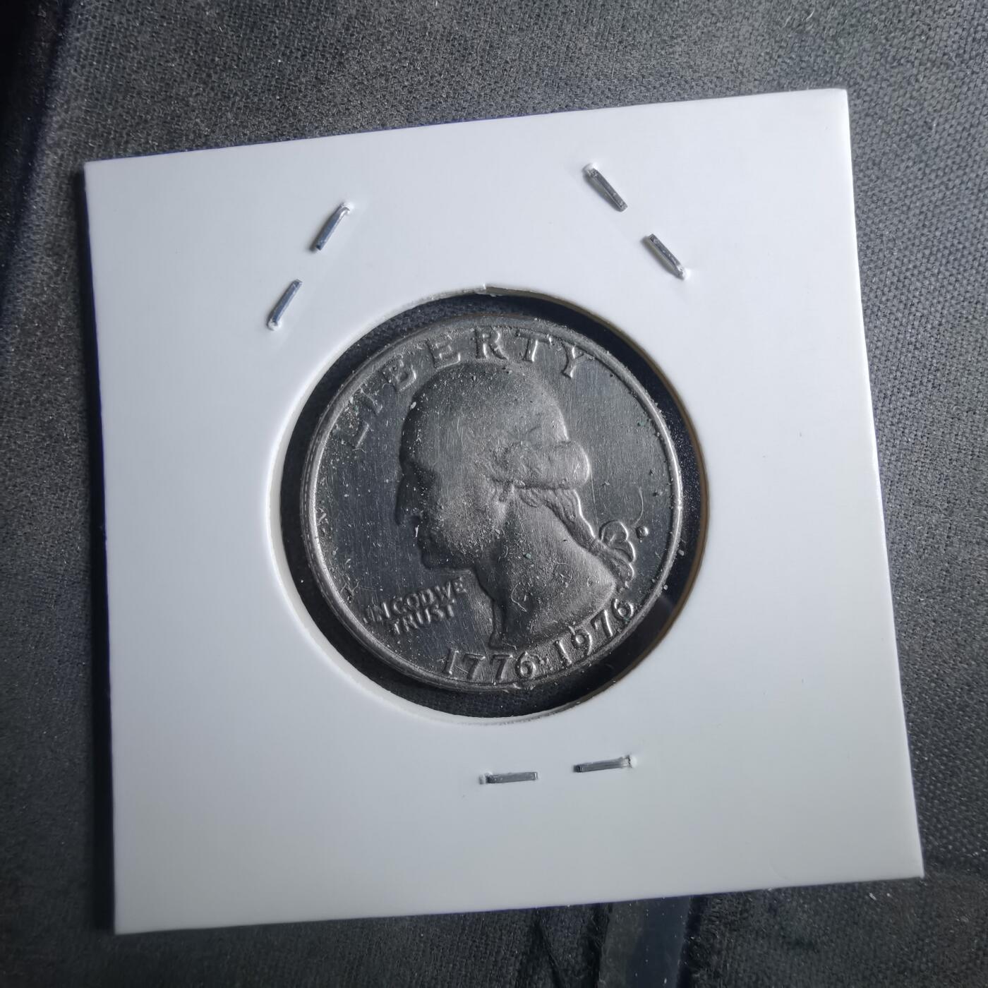 沼泽如烟--第897场 美国1976年25分纪念币