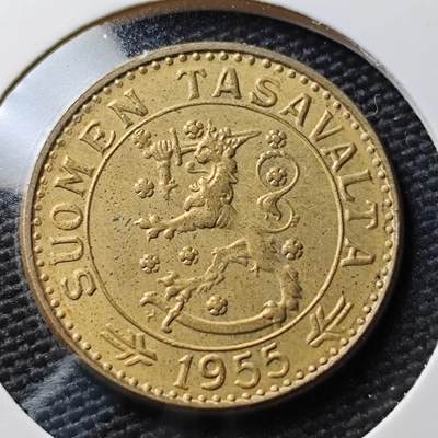 KK钱币收藏小铺  第367场  2月预留时间 周末发货 -  1955芬兰20芬尼