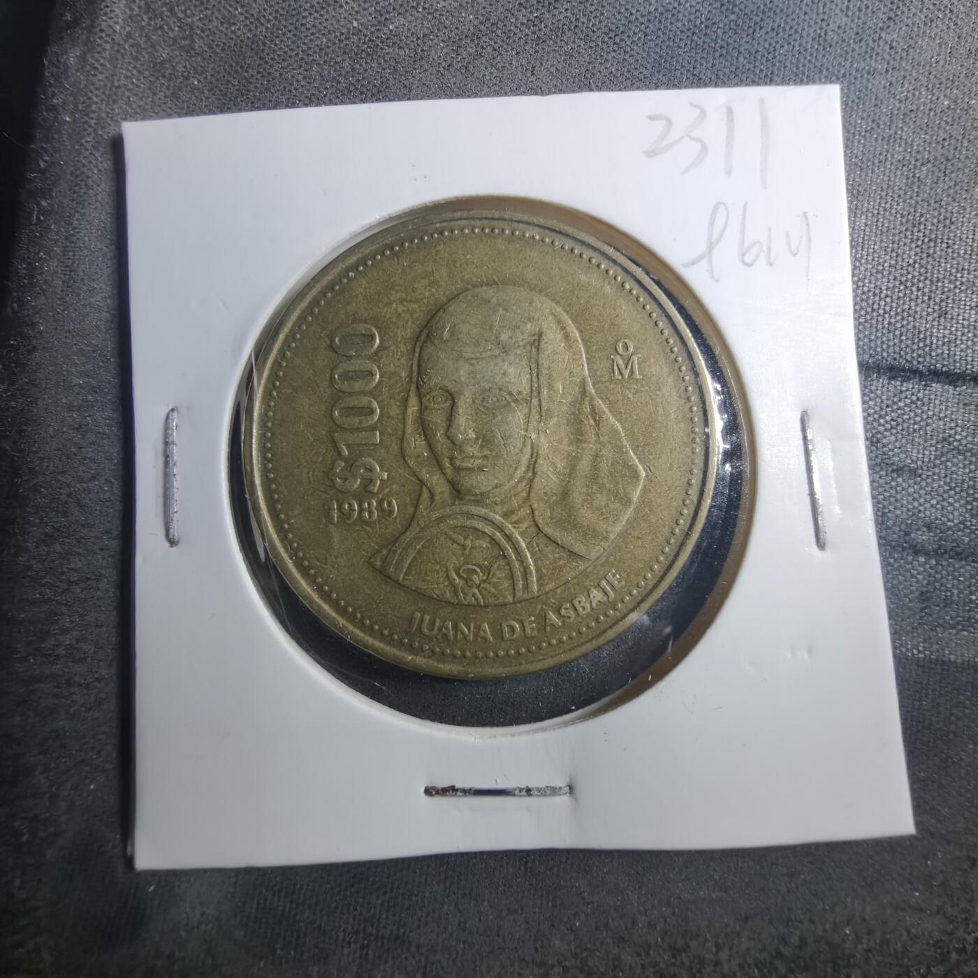 沼泽如烟--第896场 墨西哥1989年1000比索