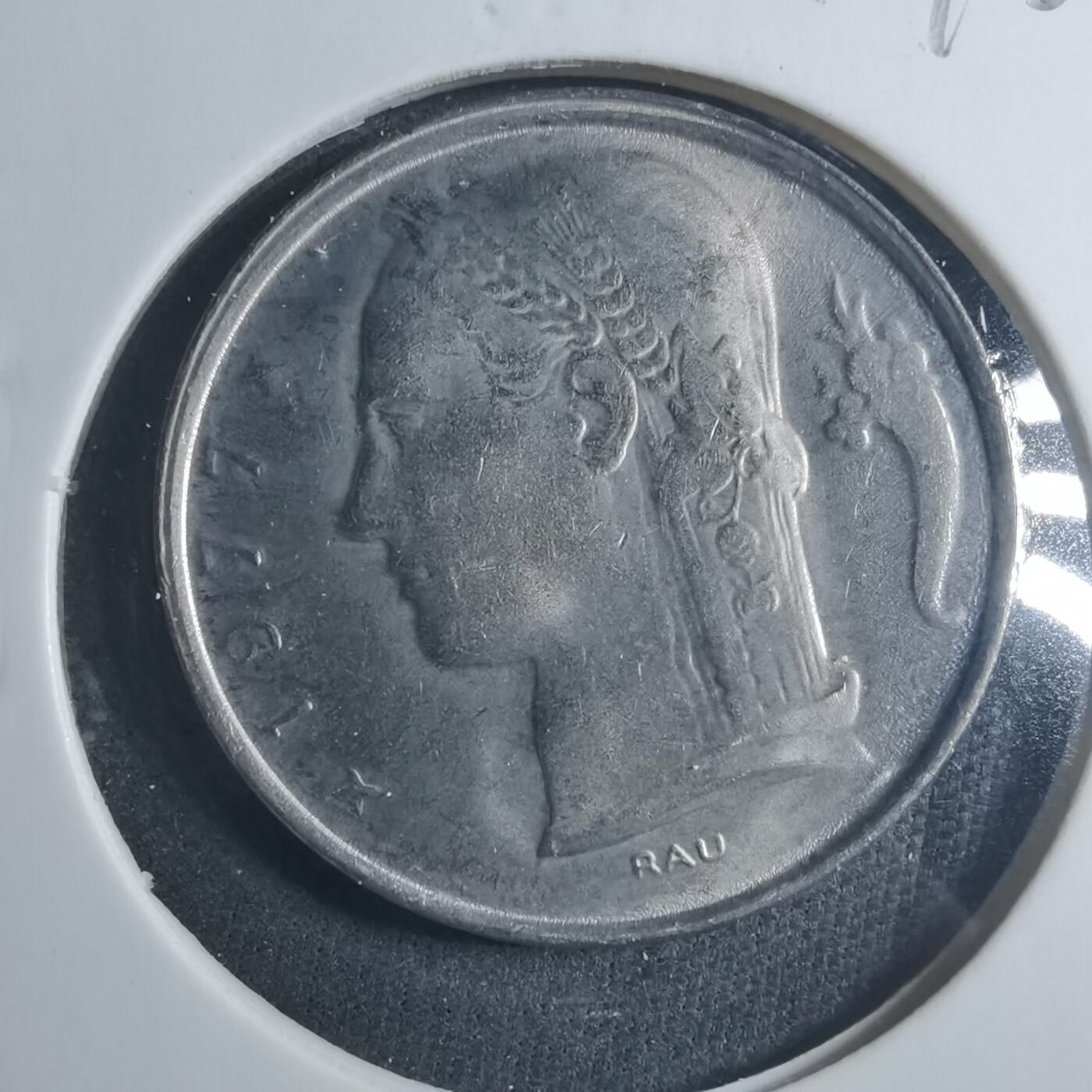 沼泽如烟--第896场 比利时1977年5法郎