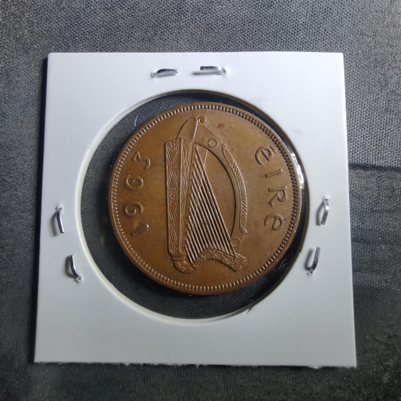 沼泽如烟--第898场 爱尔兰1963年1便士