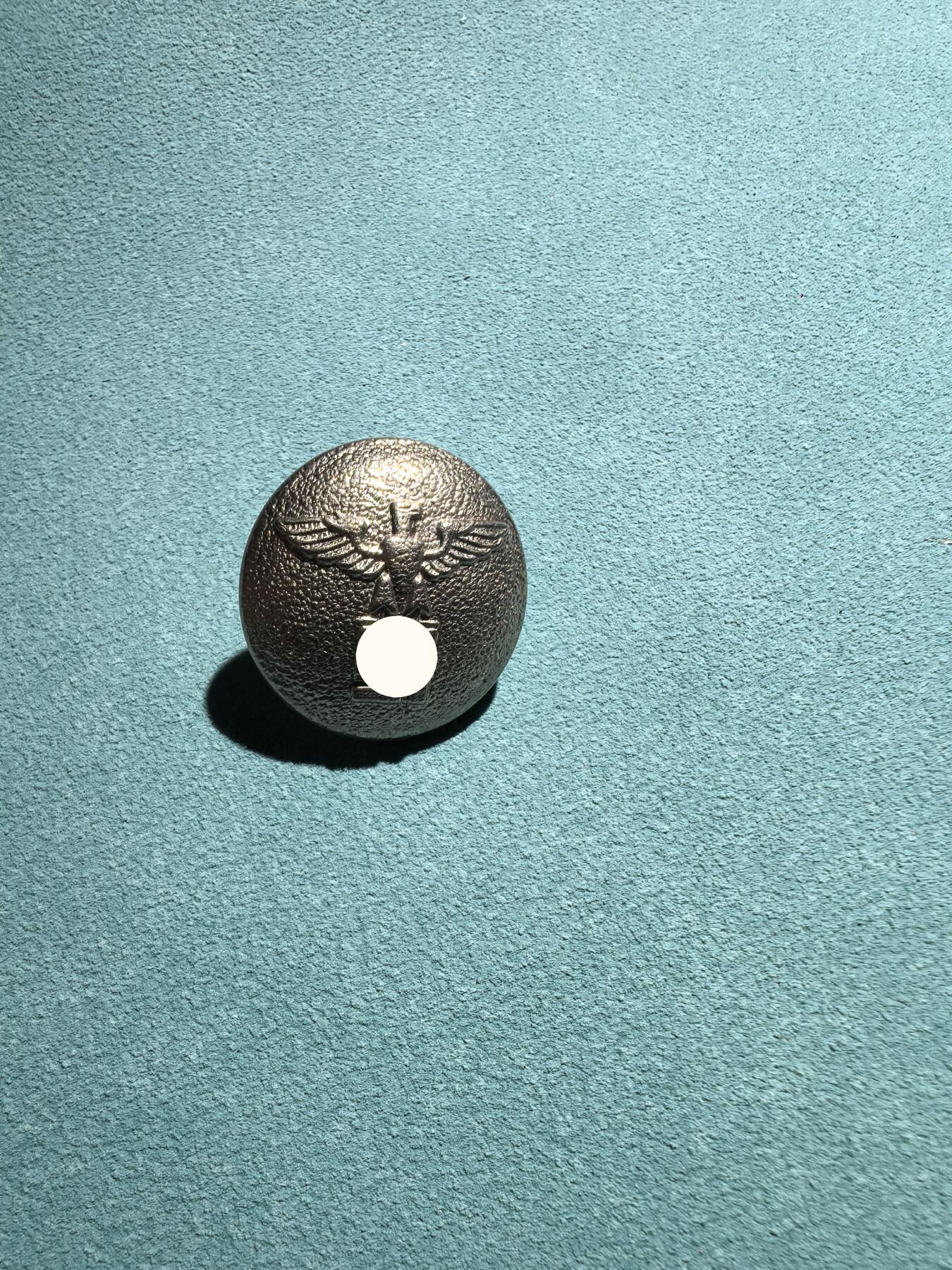 盛世勋华——号角文化勋章邮票专场拍卖第287期 德国（1939）NSDAP官员常服纽扣 带厂标 少见