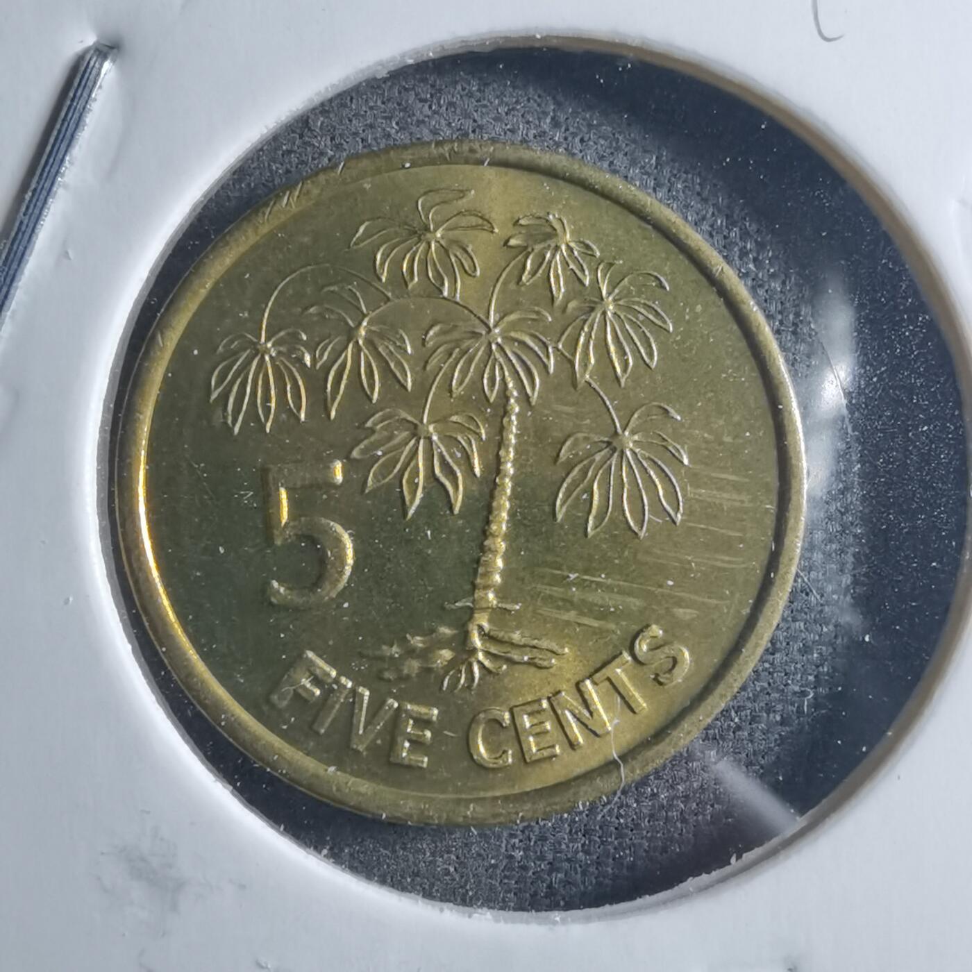 沼泽如烟--第898场 塞舌尔2000年五分