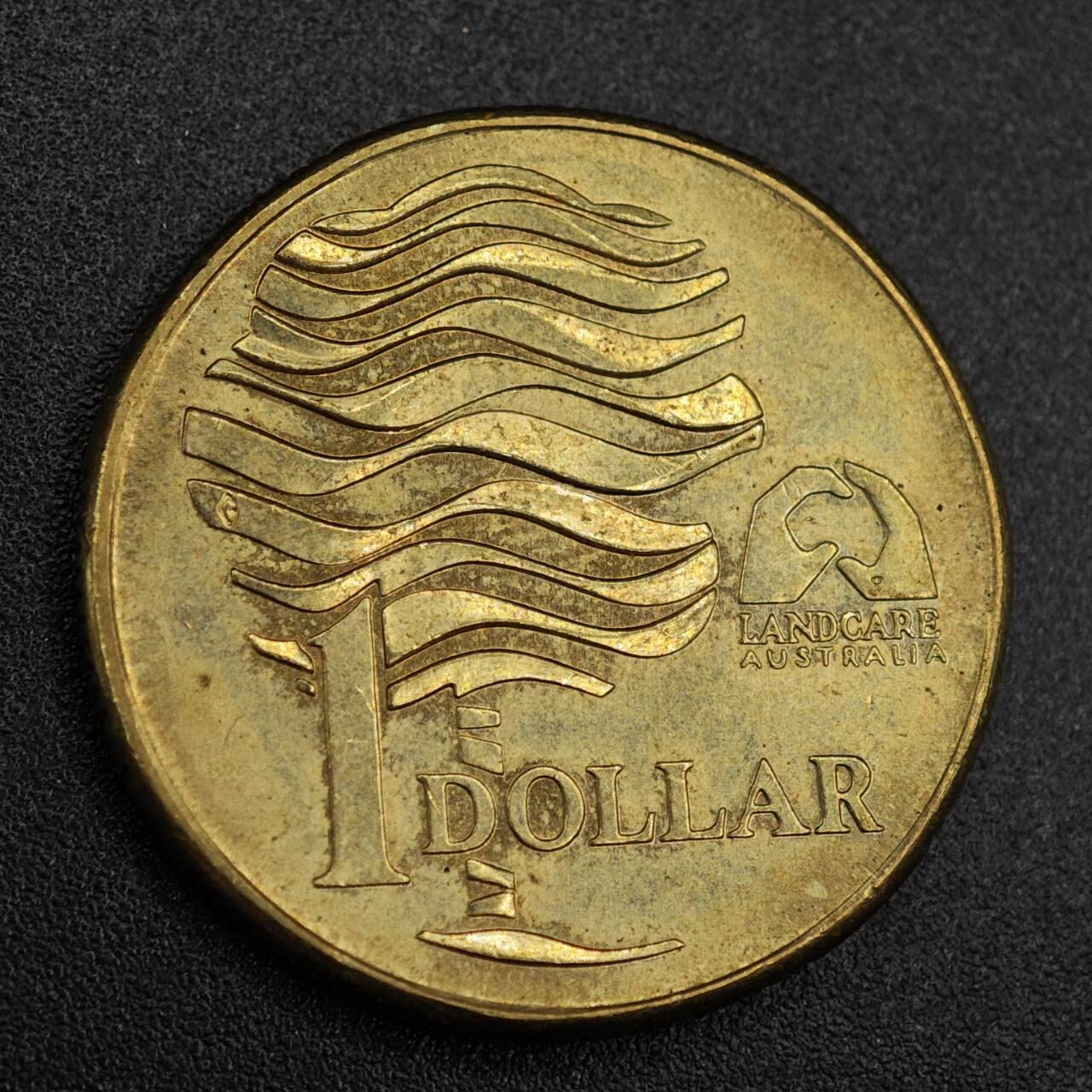 【淘币小摊】实时拍第七百九十三拍   散币场   满百包邮可预留二周 每周一统一发货   澳大利亚1993年一元纪念币