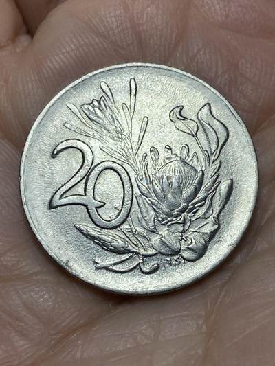 2025年第一百二十六场(总第一百五十二场）外国好品散币(免佣金) - 南非🇿🇦1976单年份20分(独立后第四套，总统福歇版)