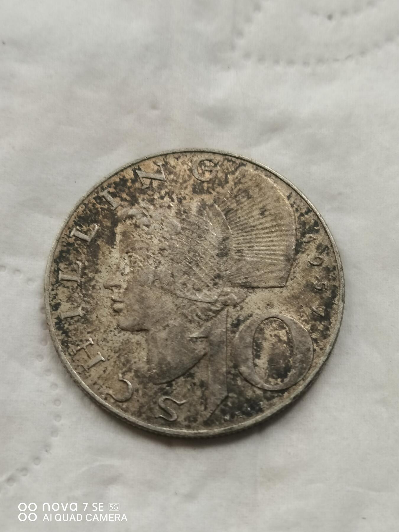 银币 澳地利10先令银币