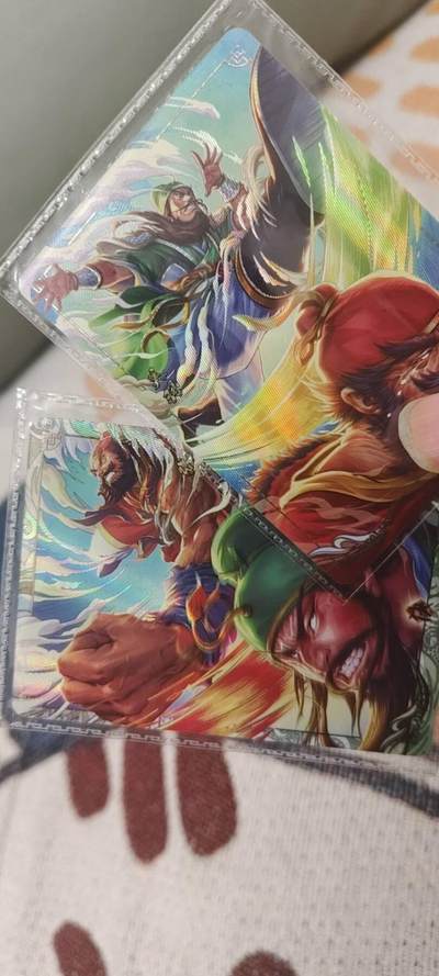 秋原瞳的小店第二十八期（持续收拍，深夜入冬的稀雨，总是静寂的……） - 卡游三国对决卡——关羽张飞一套